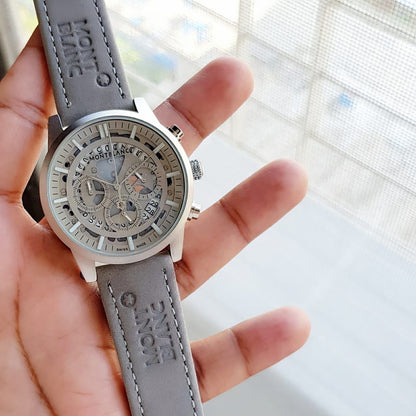 MONTBLANC CHRONOGRAPH – GREY LEATHER EDITION