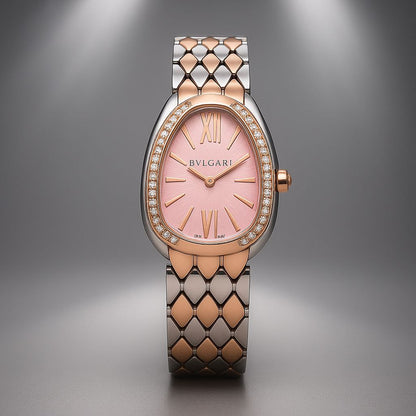 Bvlgari Serpenti Pink Dial Luxury Watch