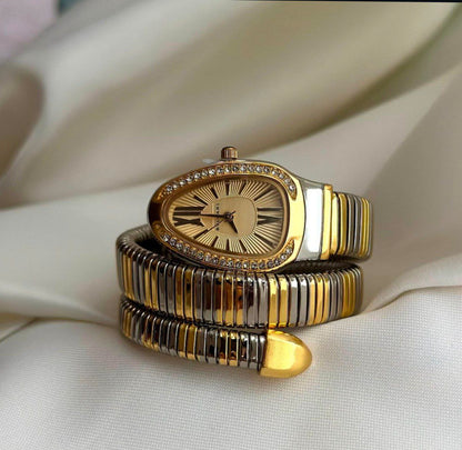 Bvlgari Serpenti Gold Dual Tone Watch