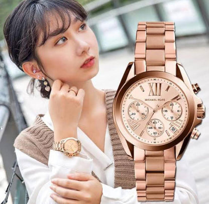 MICHAEL KORS BRADSHAW ROSE GOLD