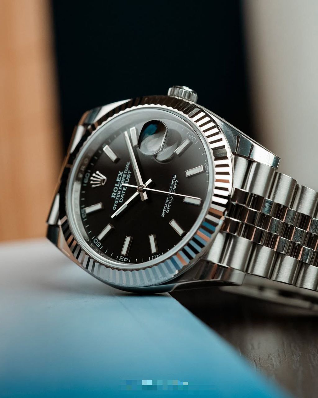 ROLEX DATEJUST BLACK DIAL