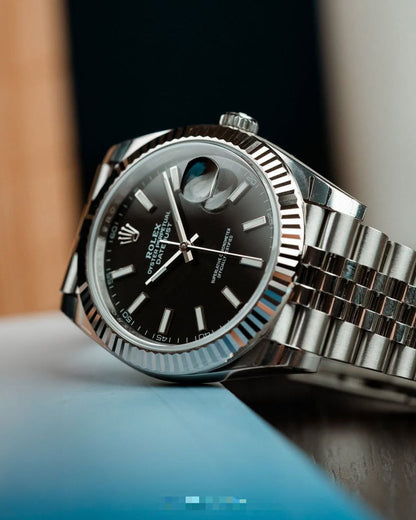 ROLEX DATEJUST BLACK DIAL
