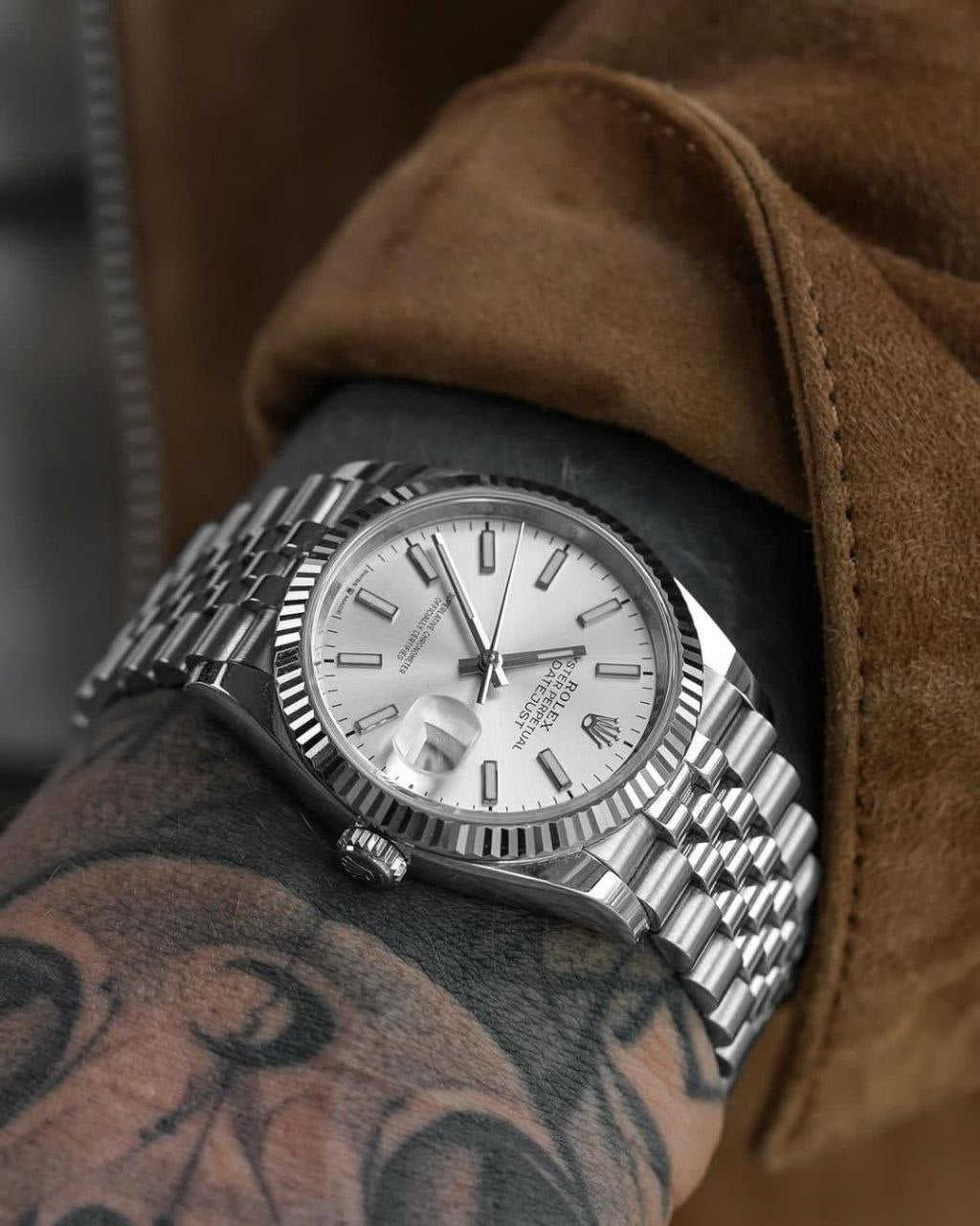 ROLEX DATEJUST SILVER DIAL