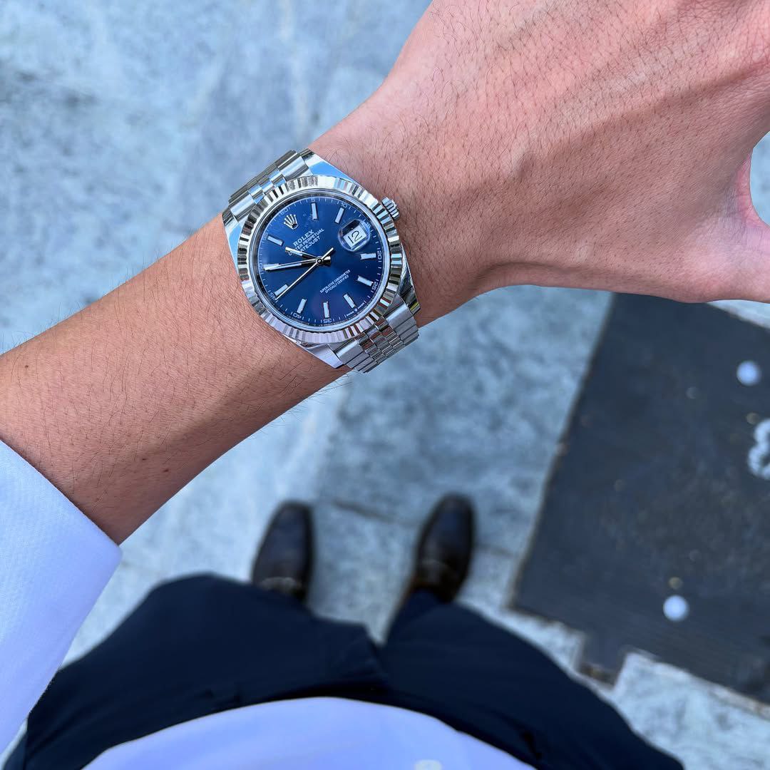 ROLEX DATEJUST BLUE DIAL