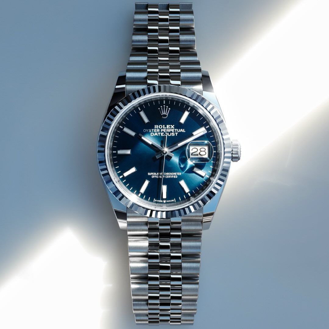ROLEX DATEJUST BLUE DIAL