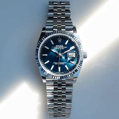 ROLEX DATEJUST BLUE DIAL
