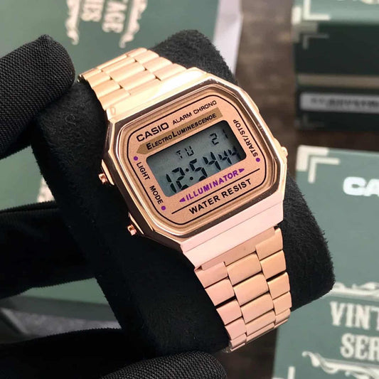 Casio Vintage Rose Gold Digital Watch