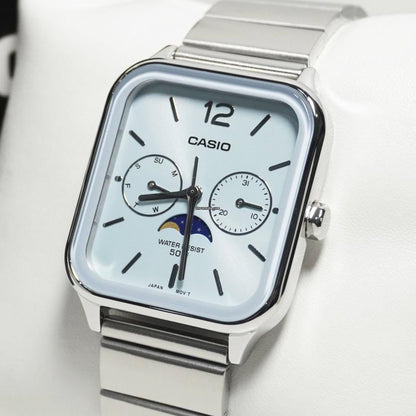 Casio Vintage Square Silver Dial Men's Watch