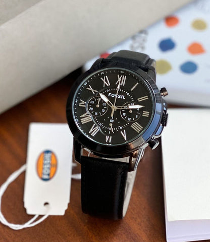 FOSSIL GRANT BLACK CHRONO