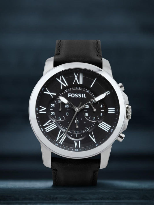 FOSSIL GRANT BLACK CHRONO