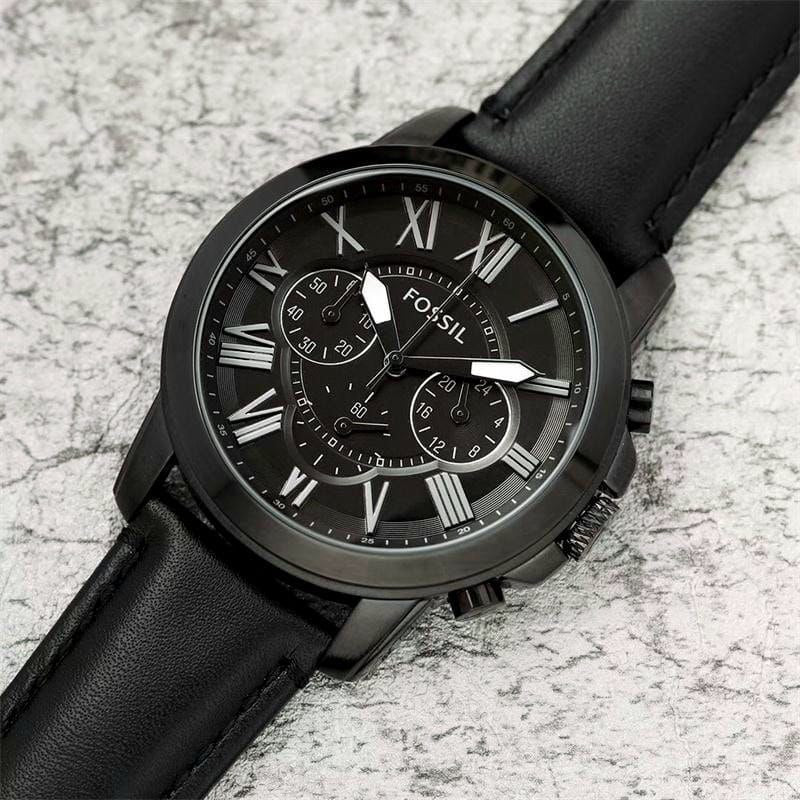 FOSSIL GRANT BLACK CHRONO