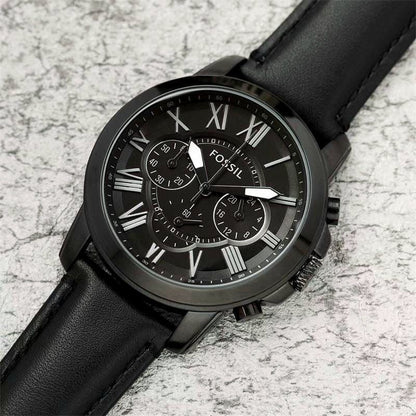 FOSSIL GRANT BLACK CHRONO