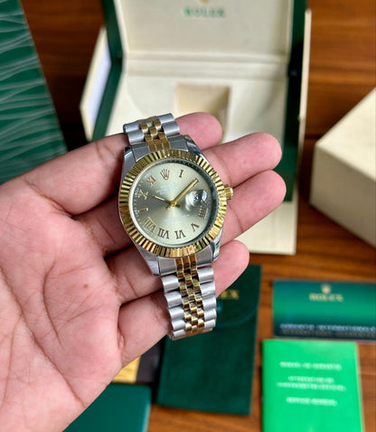 Rolex Datejust Champagne Dial Two-Tone Jubilee Bracelet Watch