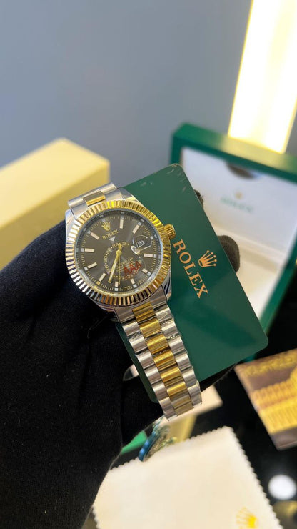 Rolex Sky-Dweller Blue Dial Stainless Steel Oyster Bracelet Watch