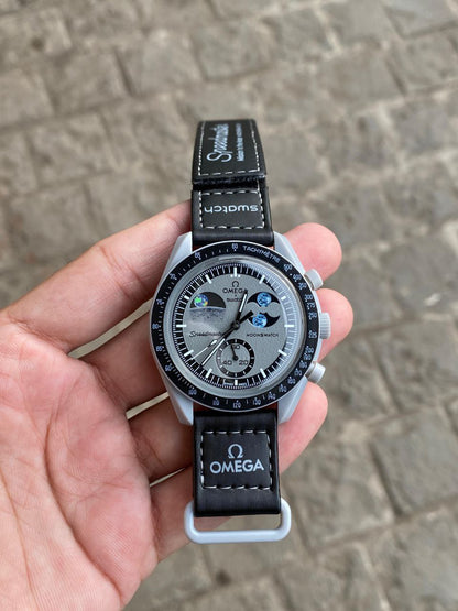Omega × Swatch Speedmaster MoonSwatch Mission to Moon Chronograph Watch