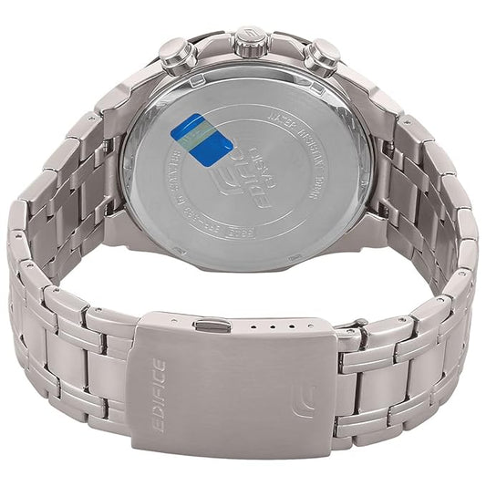 Casio Edifice Blue Black Chronograph Steel Watch