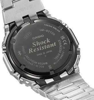 Casio G-Shock Full Metal Silver Analog-Digital Watch for Men
