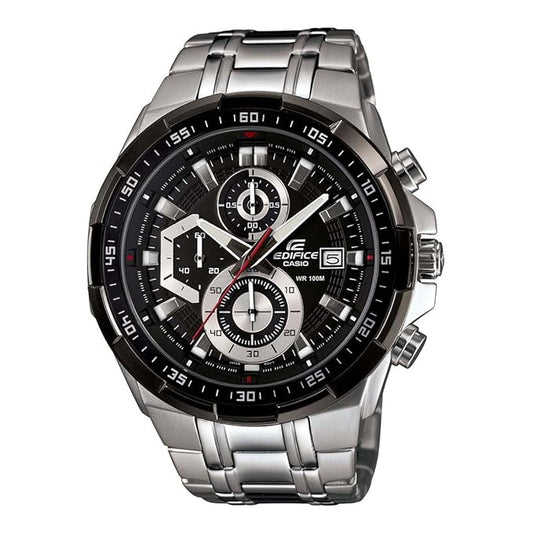 Casio Edifice Silver  Analog Dial Chronograph Steel