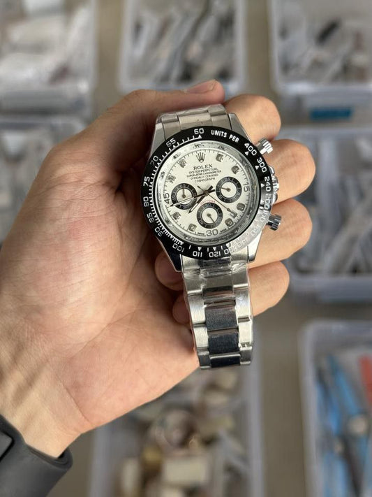 Rolex Daytona White Dial Stainless Steel Oyster Chronograph Watch