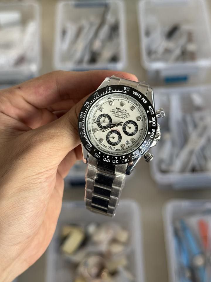 Rolex Daytona White Dial Stainless Steel Oyster Chronograph Watch