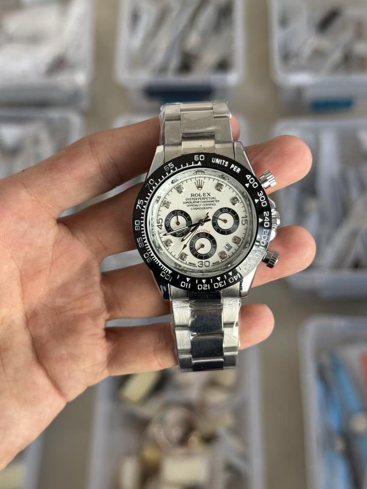 Rolex Daytona White Dial Stainless Steel Oyster Chronograph Watch