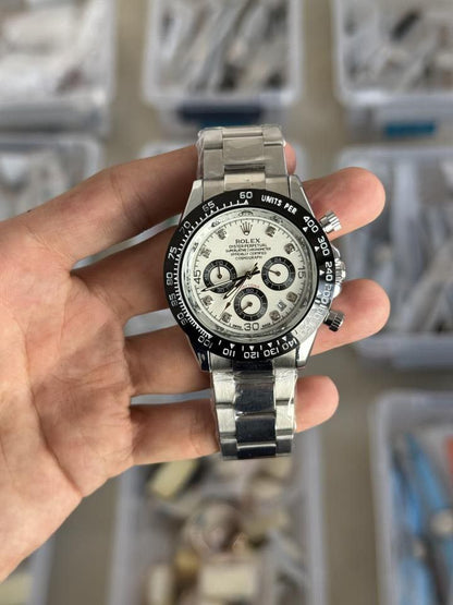 Rolex Daytona White Dial Stainless Steel Oyster Chronograph Watch
