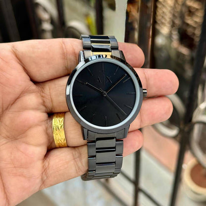 Armani Exchange Minimal Black Dial Men's Watch