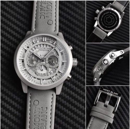 MONTBLANC CHRONOGRAPH – GREY LEATHER EDITION