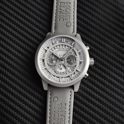 MONTBLANC CHRONOGRAPH – GREY LEATHER EDITION