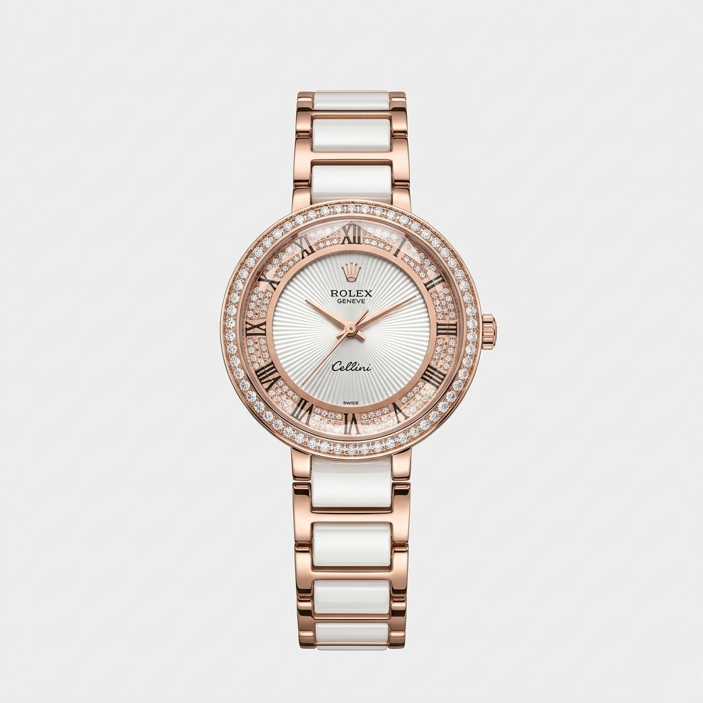 ROLEX LADIES – ROSE GOLD WHITE EDITION