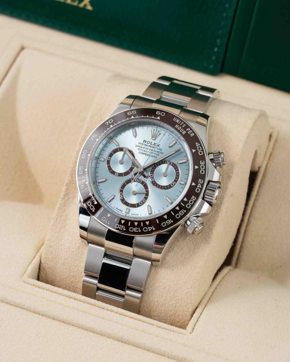 Rolex Daytona Ice Blue Dial Stainless Steel Oyster Chronograph Watch