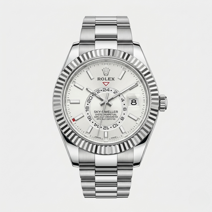 ROLEX SKY-DWELLER – SILVER EXECUTIVE EDITION