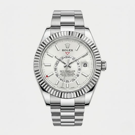 ROLEX SKY-DWELLER – SILVER EXECUTIVE EDITION