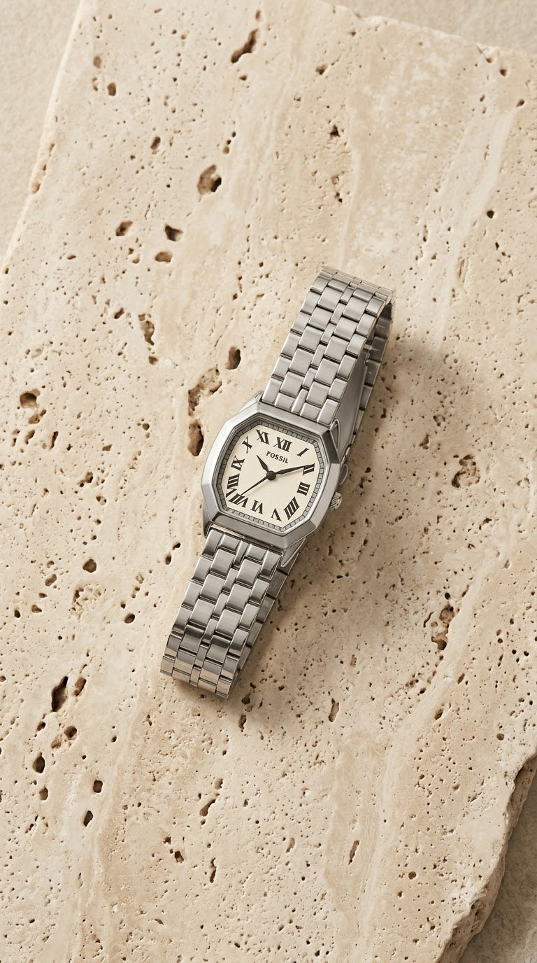 Fossil Harlow Silver Analog Watch