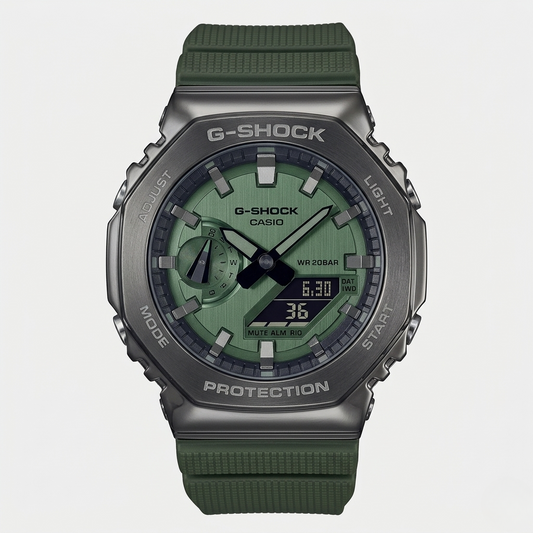 G-SHOCK GM-2100 METAL GREEN EDITION