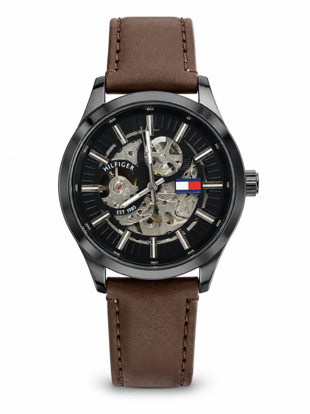 Tommy Hilfiger  193R Black with Brown Skeleton