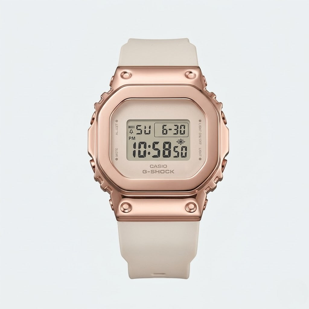CASIO G-SHOCK DW-5600 METAL ROSE GOLD EDITION