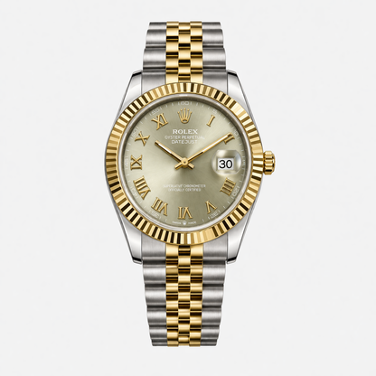 Rolex Datejust Champagne Dial Two-Tone Jubilee Bracelet Watch