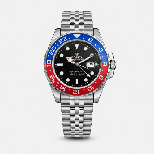 Rolex GMT-Master II “Pepsi” Black Dial Jubilee Bracelet Watch