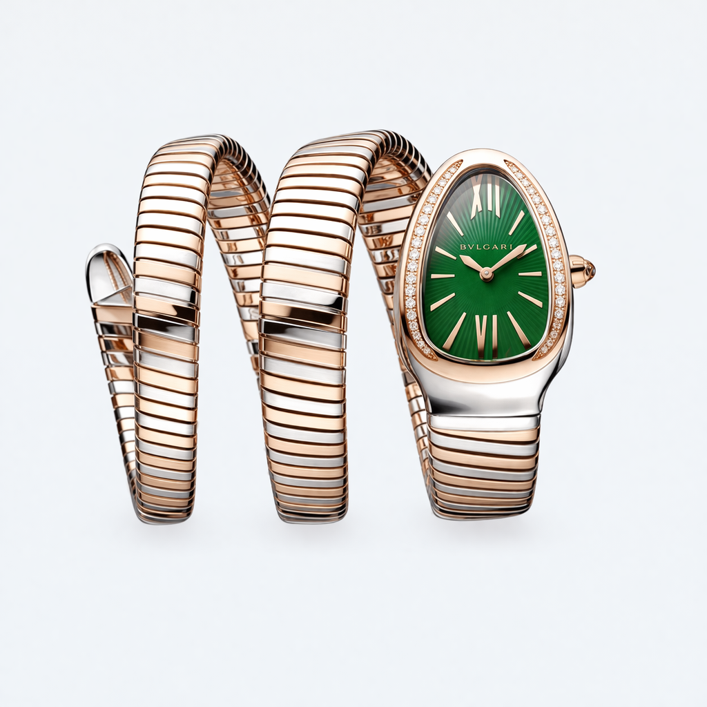 Bvlgari Serpenti Tubogas Green Dial Watch