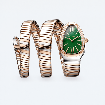 Bvlgari Serpenti Tubogas Green Dial Watch