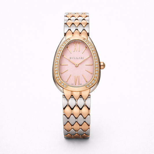 Bvlgari Serpenti Pink Dial Luxury Watch