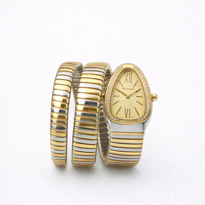 Bvlgari Serpenti Gold Dual Tone Watch