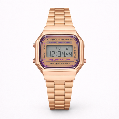 Casio Vintage Rose Gold Digital Watch