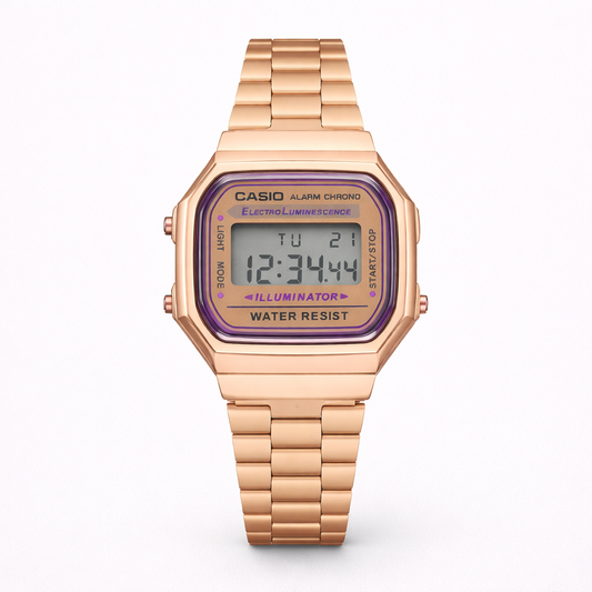 Casio Vintage Rose Gold Digital Watch