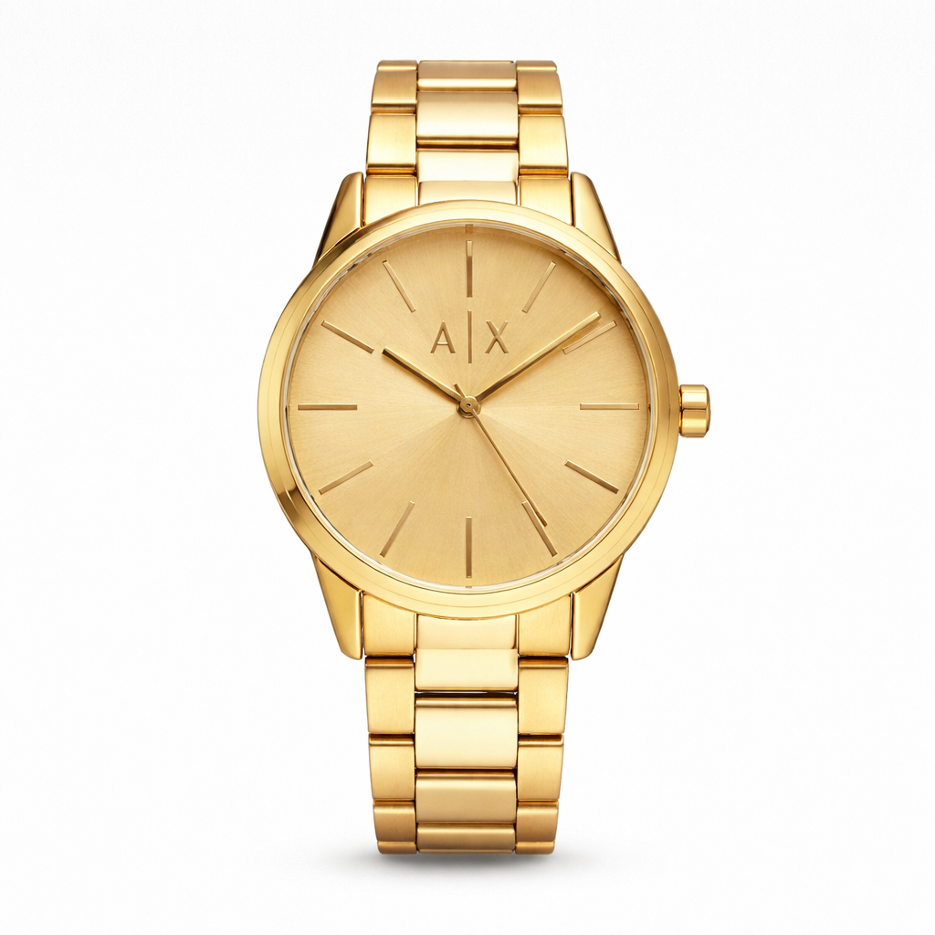 Armani Exchange Elegant Gold Tone Men's Watch