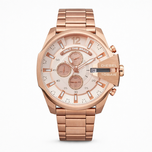 Diesel Oversized Rose Gold Men's Chronograph Watch