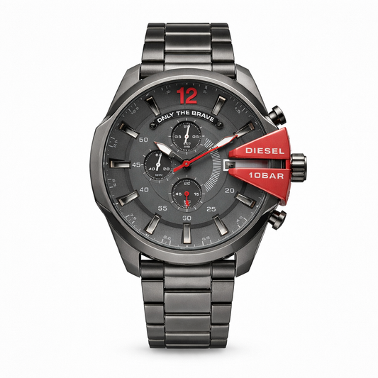 Diesel Mega Chief Gunmetal Chronograph Men's Watch