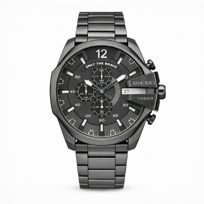 Diesel Mega Chief Grey Chronograph Watch Men