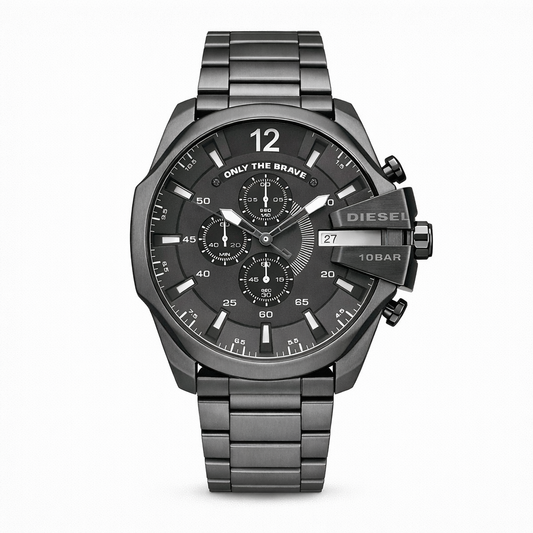 Diesel Mega Chief Grey Chronograph Watch Men